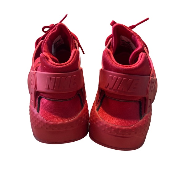 Nike Air Huarache Red Running Shoes, 6.5Youth - Picture 3 of 5